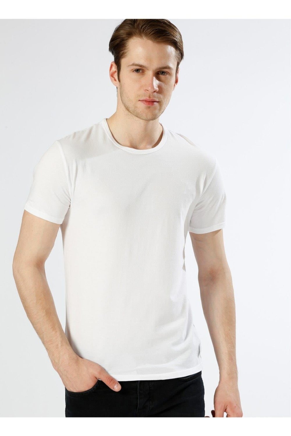 Calvin Klein Erkek 2li Bisiklet Yaka Atlet