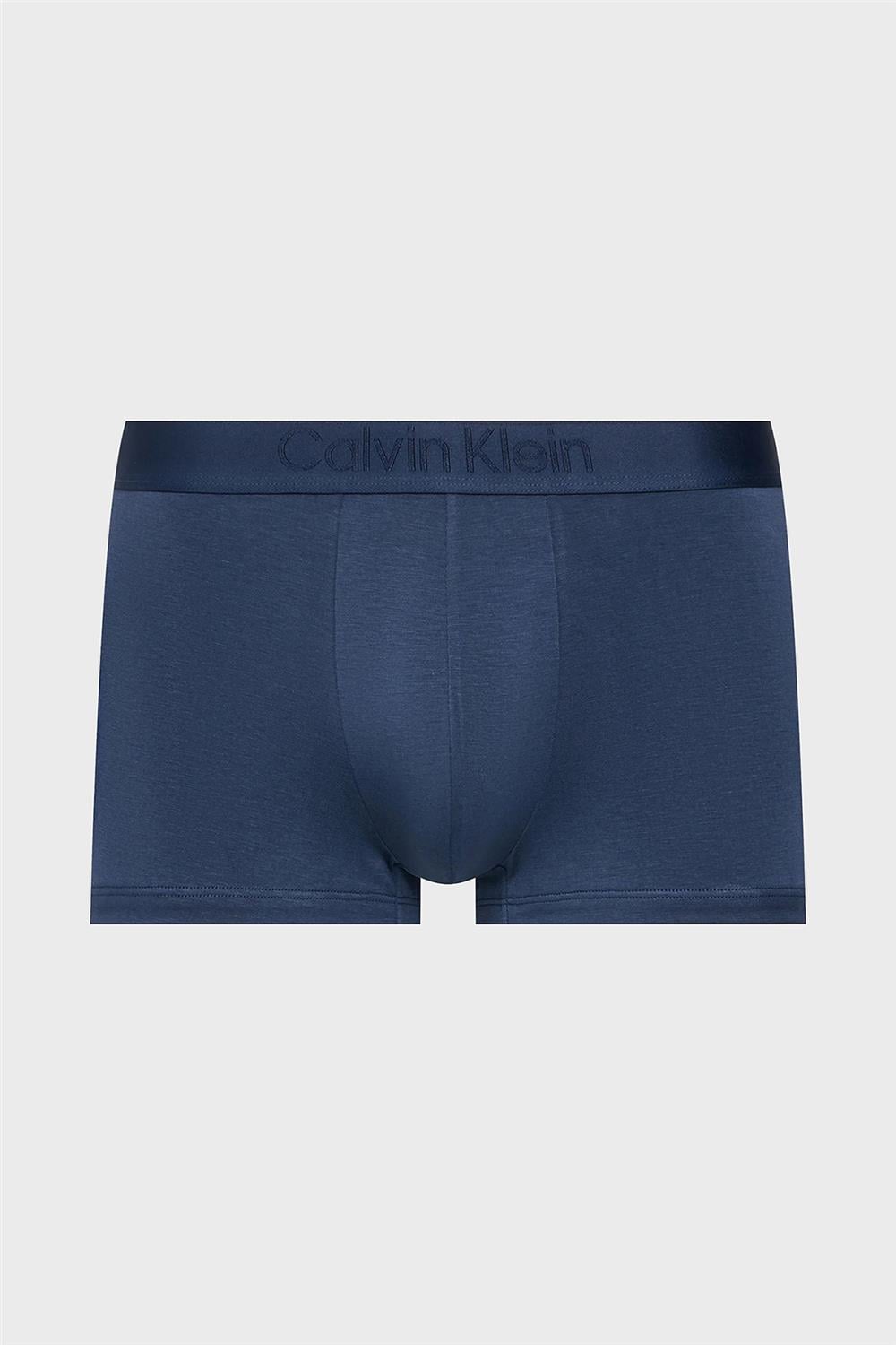 Calvin Klein Low Rise Trunk Erkek 3lü Boxer Mavi