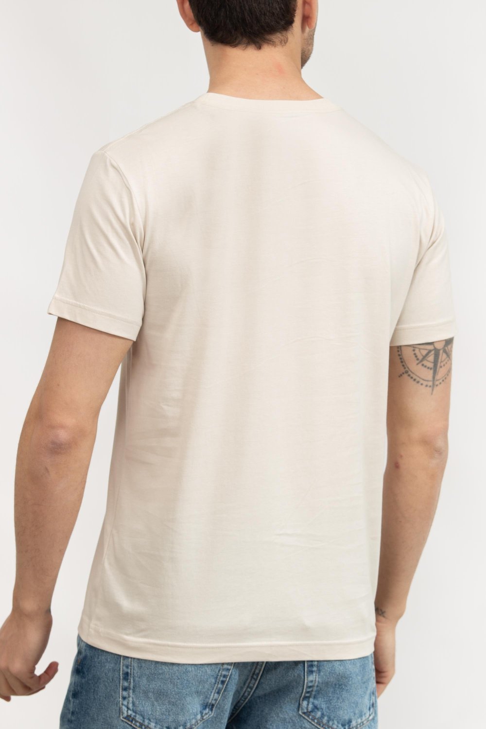 Calvin Klein Erkek Bisiklet Yaka T-Shirt Gri