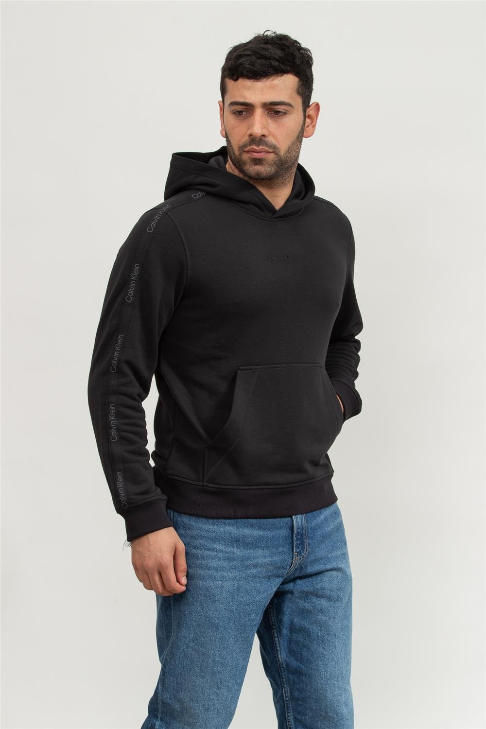 Calvin Klein Erkek Kapüşonlu Sweatshirt