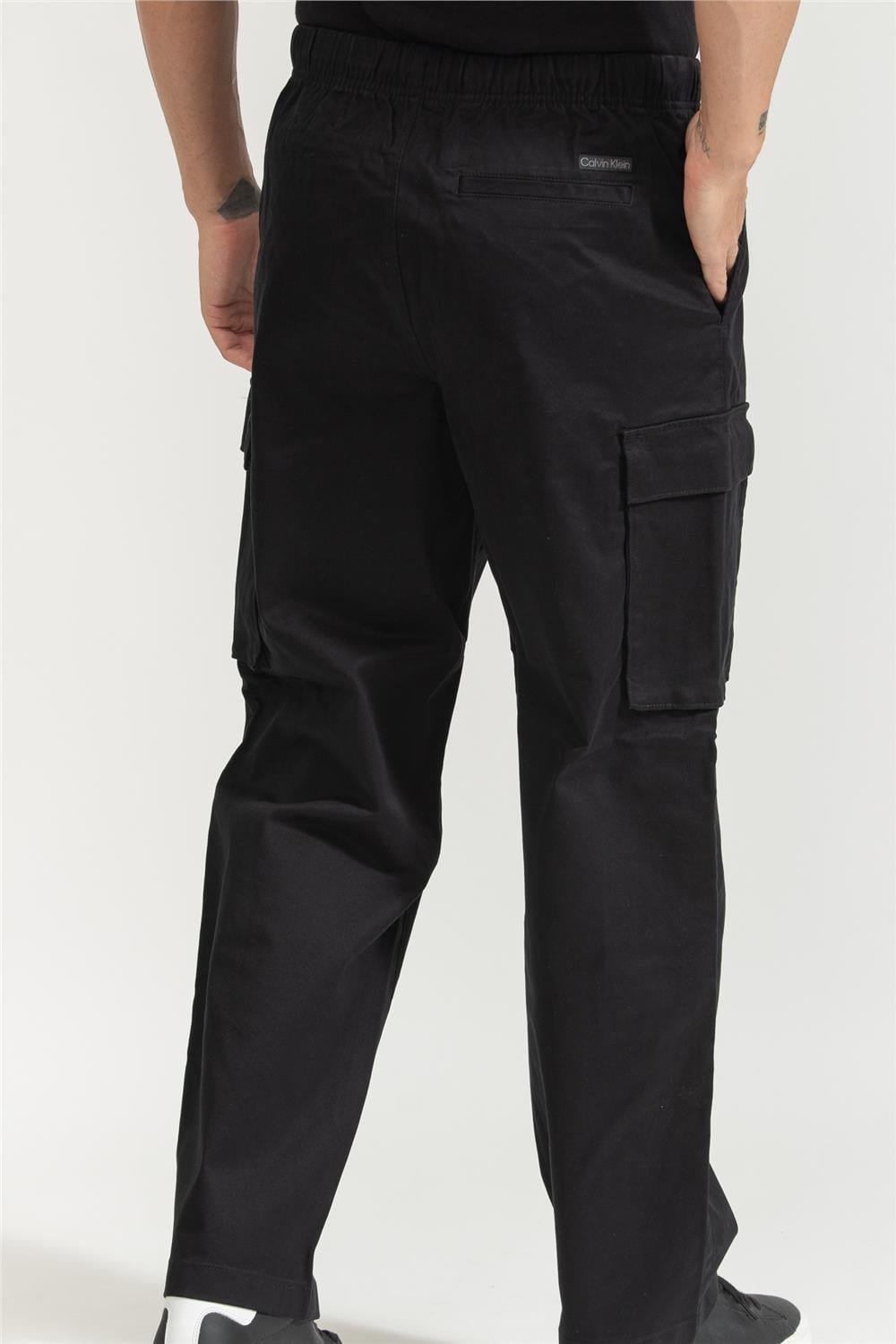 Calvin Klein Erkek Kargo Pantolon Siyah