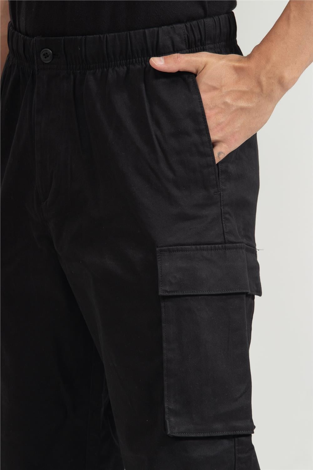 Calvin Klein Erkek Kargo Pantolon Siyah