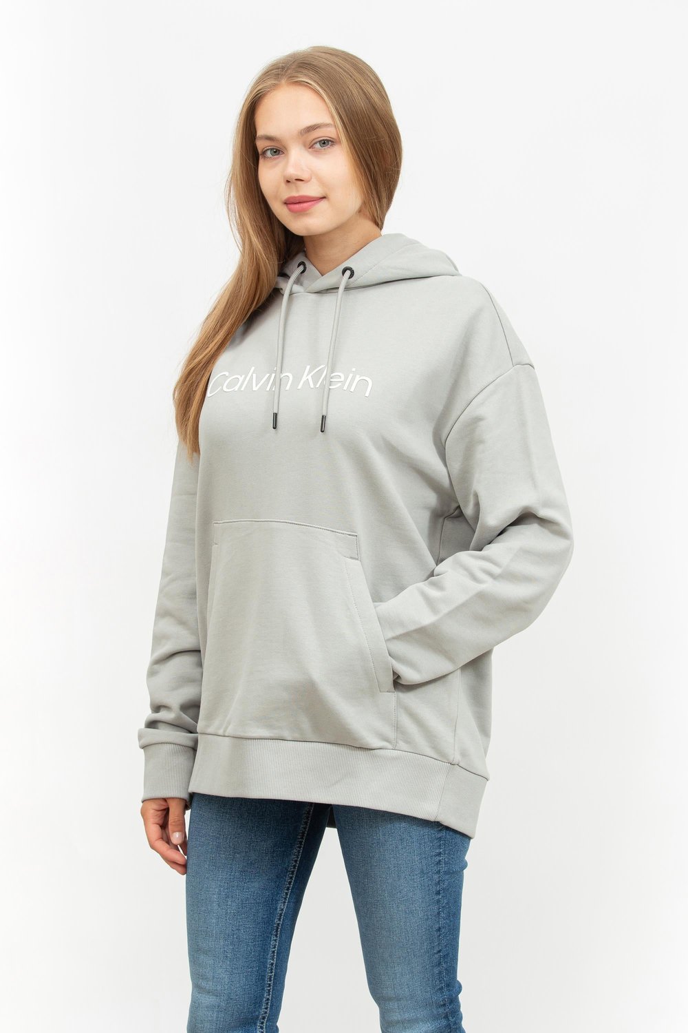 Calvin Klein Erkek Sweatshirt Gri