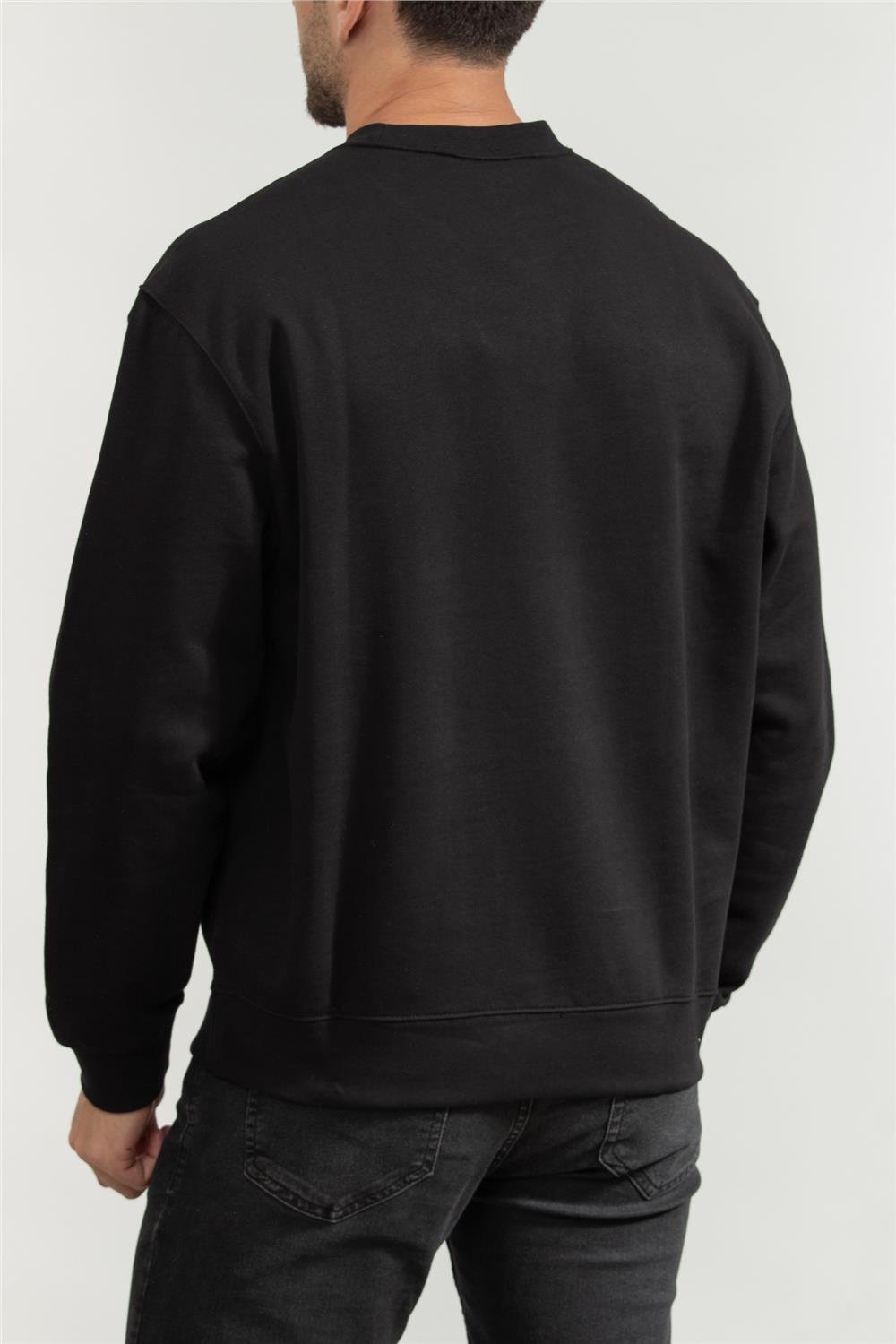 Calvin Klein Erkek Bisiklet Yaka Sweatshirt