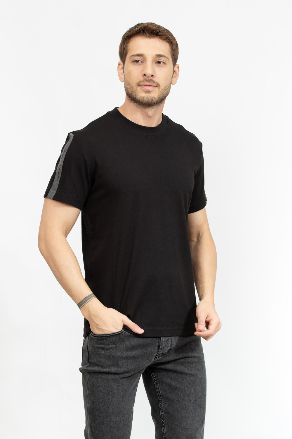 Calvin Klein Erkek T-Shirt Siyah