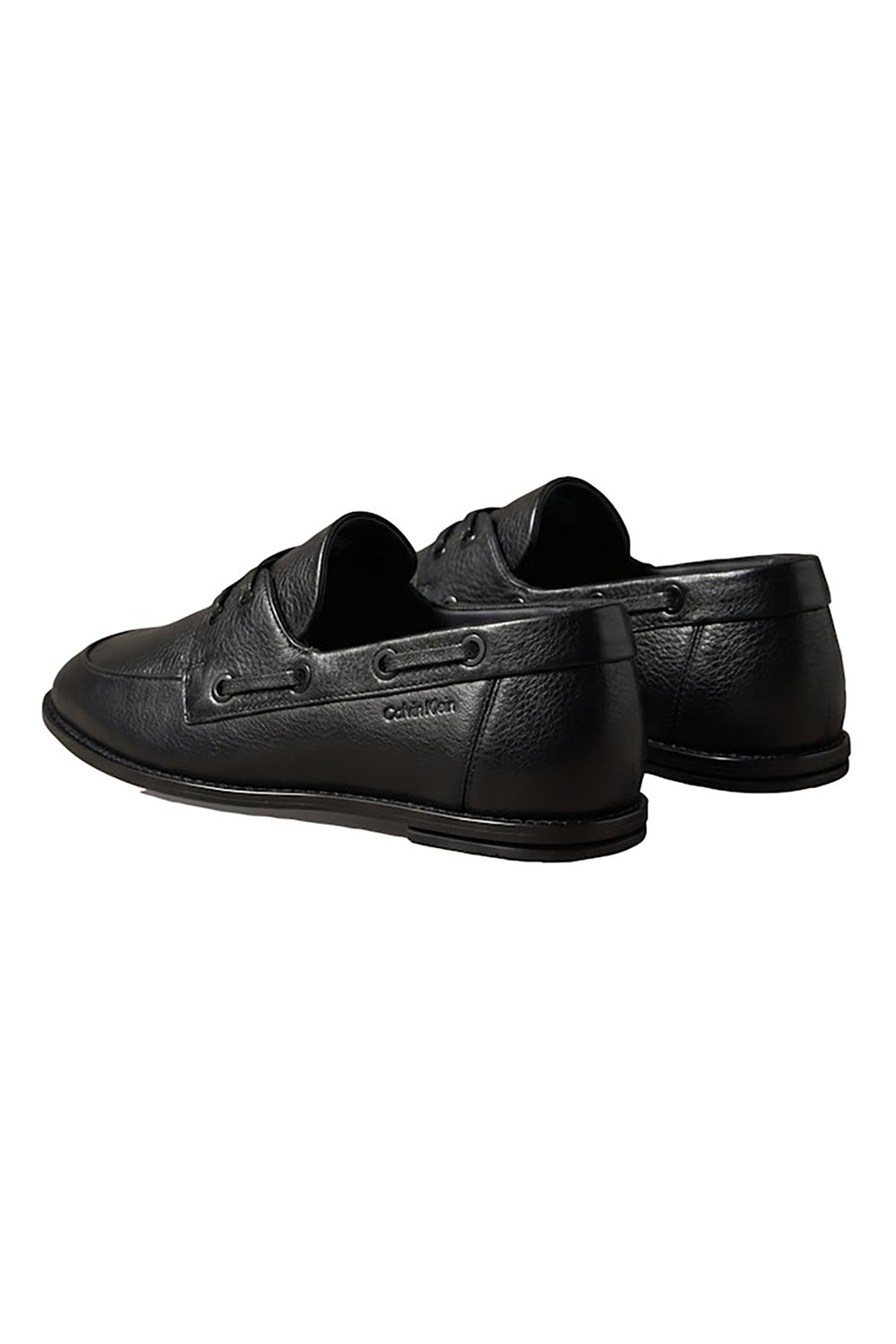 Calvin Klein Ess Boatshoe Lth Kadın Makosen Ayakkabı Siyah