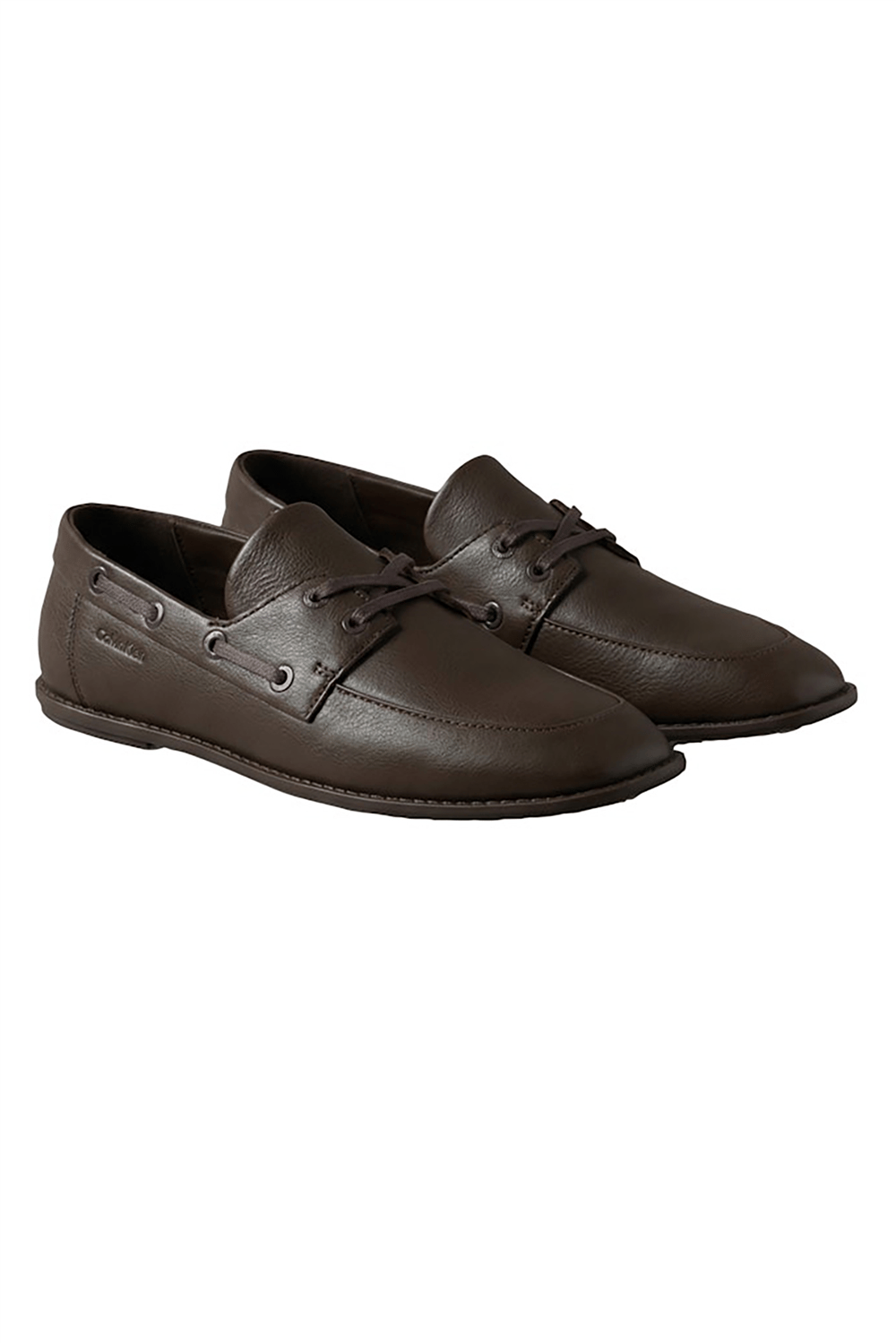 Calvin Klein Ess Boatshoe Lth Kadın Makosen Ayakkabı Kahverengi
