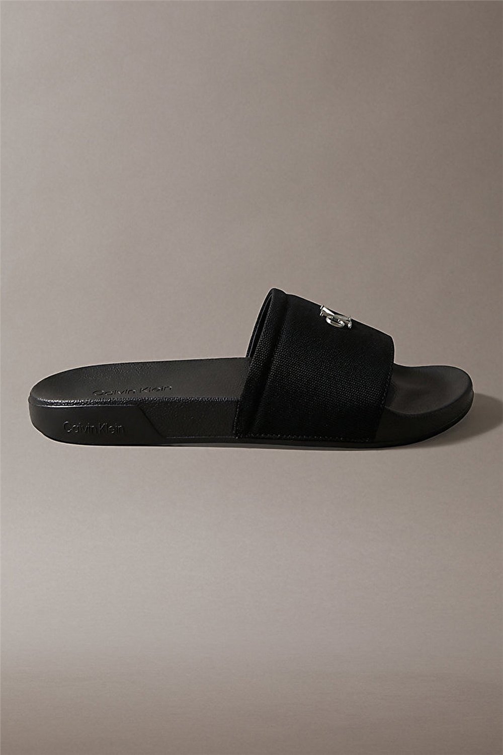 Calvin Klein Ess Slide Canvas Hdw Kadın Terlik Siyah