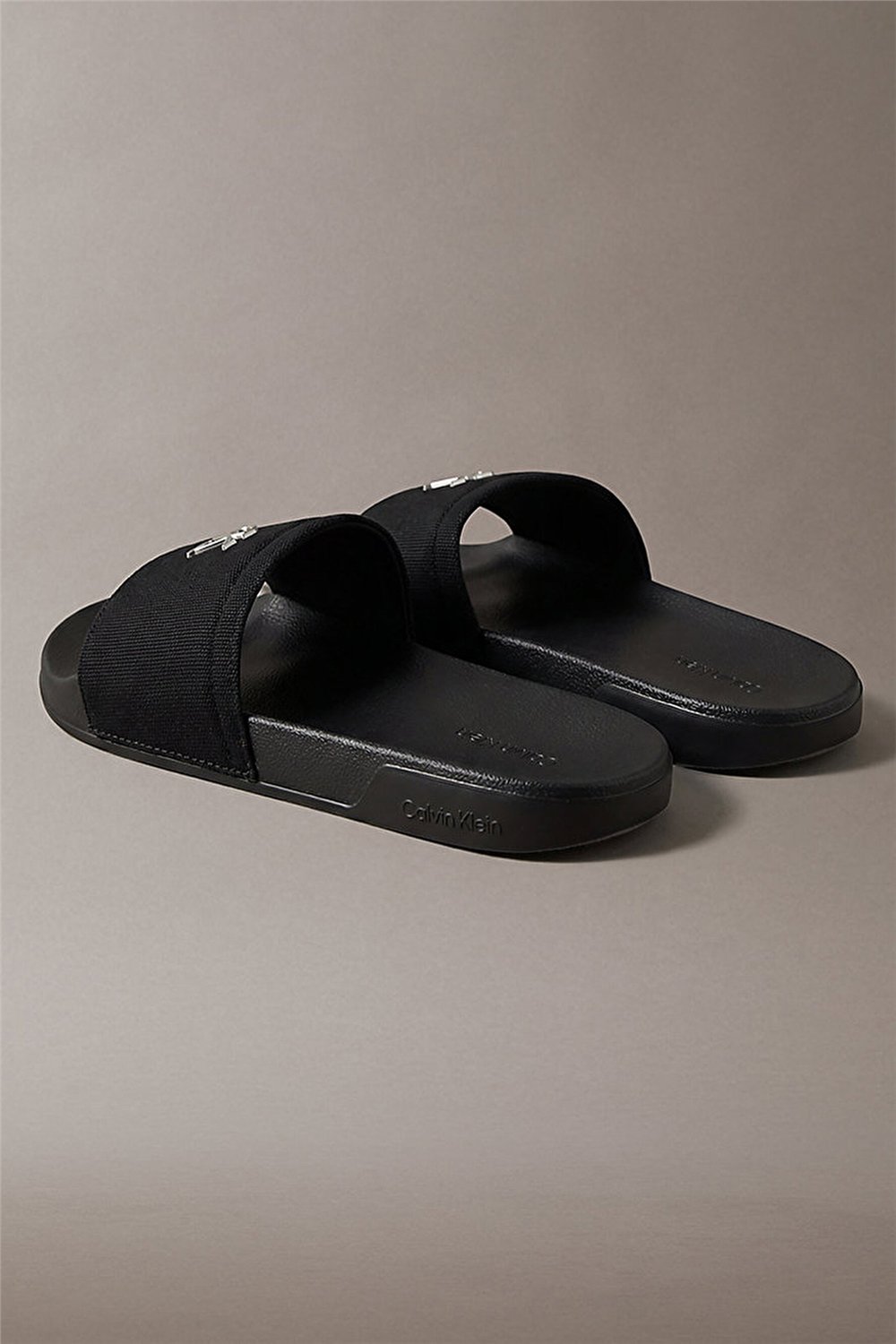 Calvin Klein Ess Slide Canvas Hdw Kadın Terlik Siyah