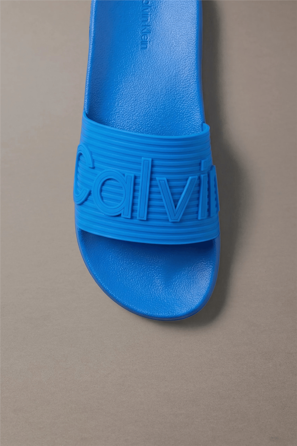 Calvin Klein Ess Slide Texture Erkek Terlik Mavi