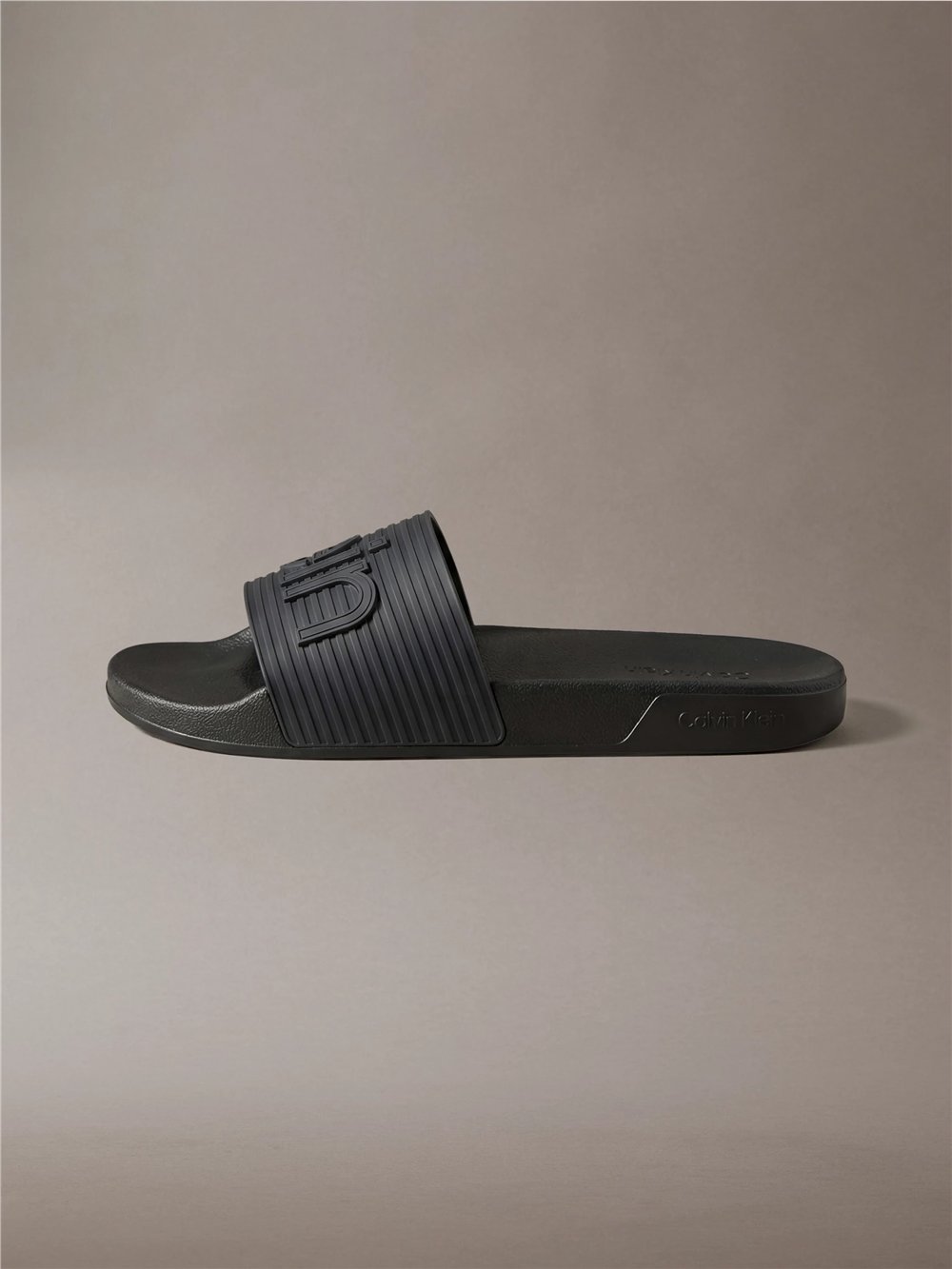 Calvin Klein Ess Slide Texture Erkek Terlik Siyah