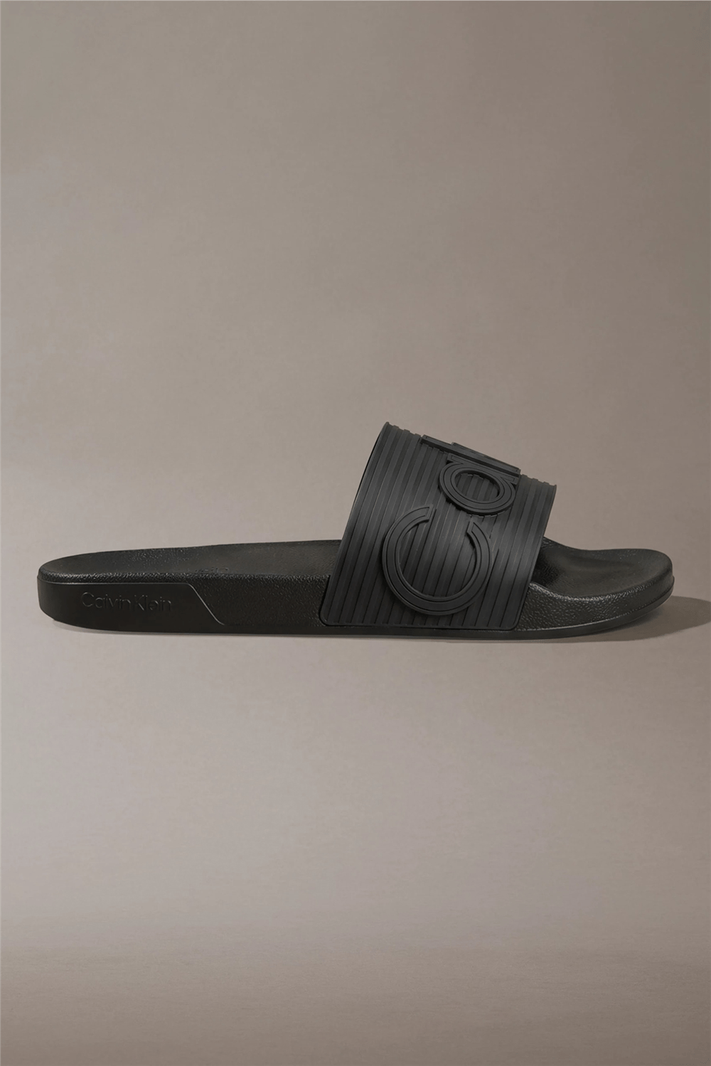 Calvin Klein Ess Slide Texture Erkek Terlik Siyah