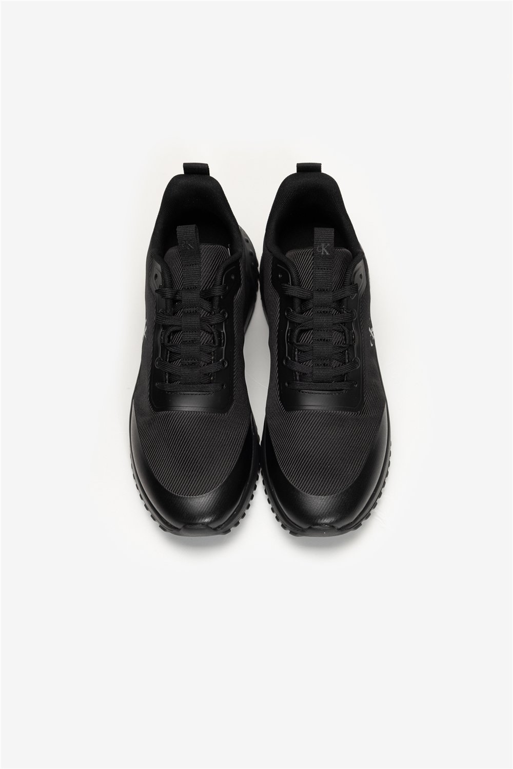 Calvin Klein Eva Runner Lace Up Mat Mix Erkek Sneaker Siyah