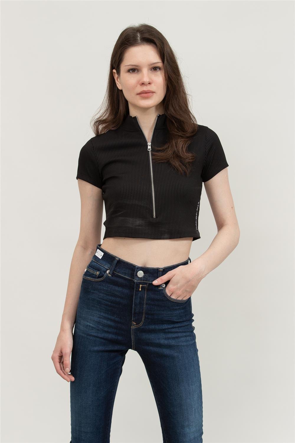 Calvin Klein Feminine Detailing Kadın Triko