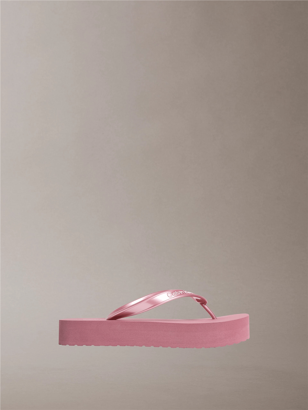 Calvin Klein Flatform Flip Flop M Kadın Terlik Mor