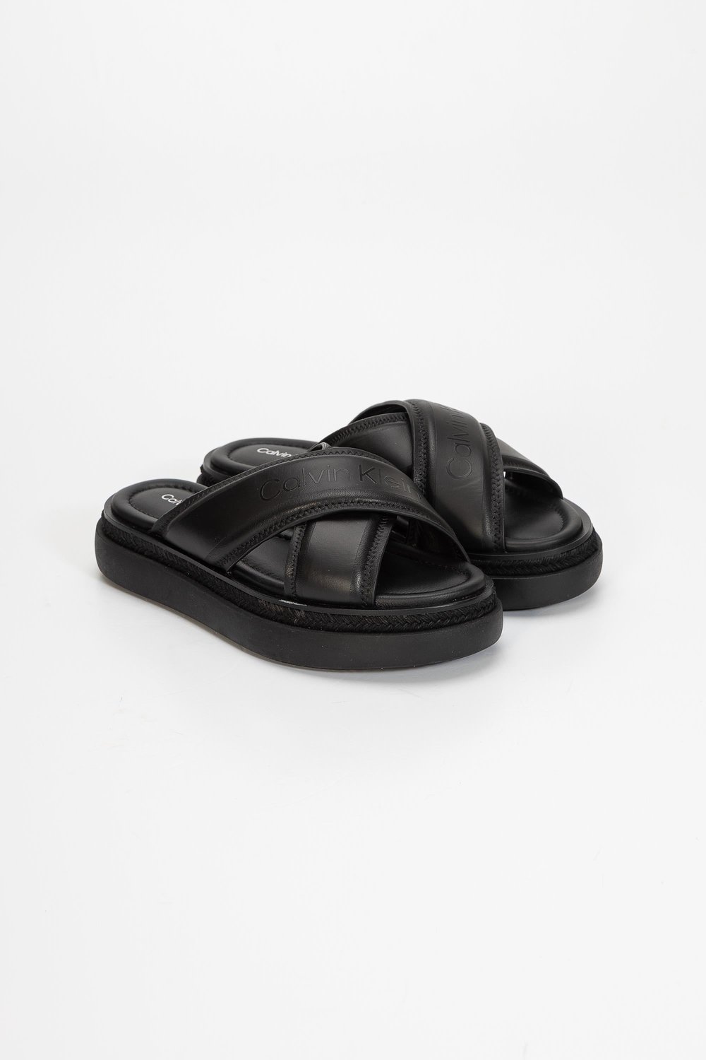 Calvin Klein Flatform Slide W/Esp Kadın Sandalet Siyah