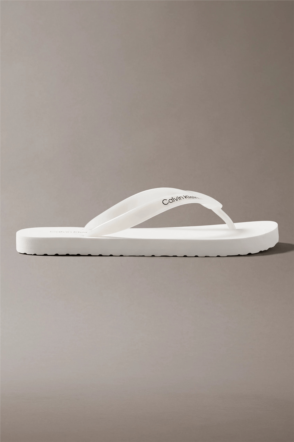 Calvin Klein Flip Flop Tpu Metall Kadın Terlik Beyaz
