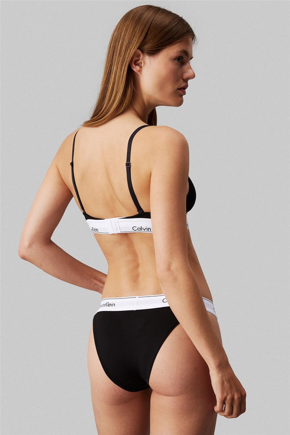 Calvin Klein High Leg Tanga Kadın Külot Siyah