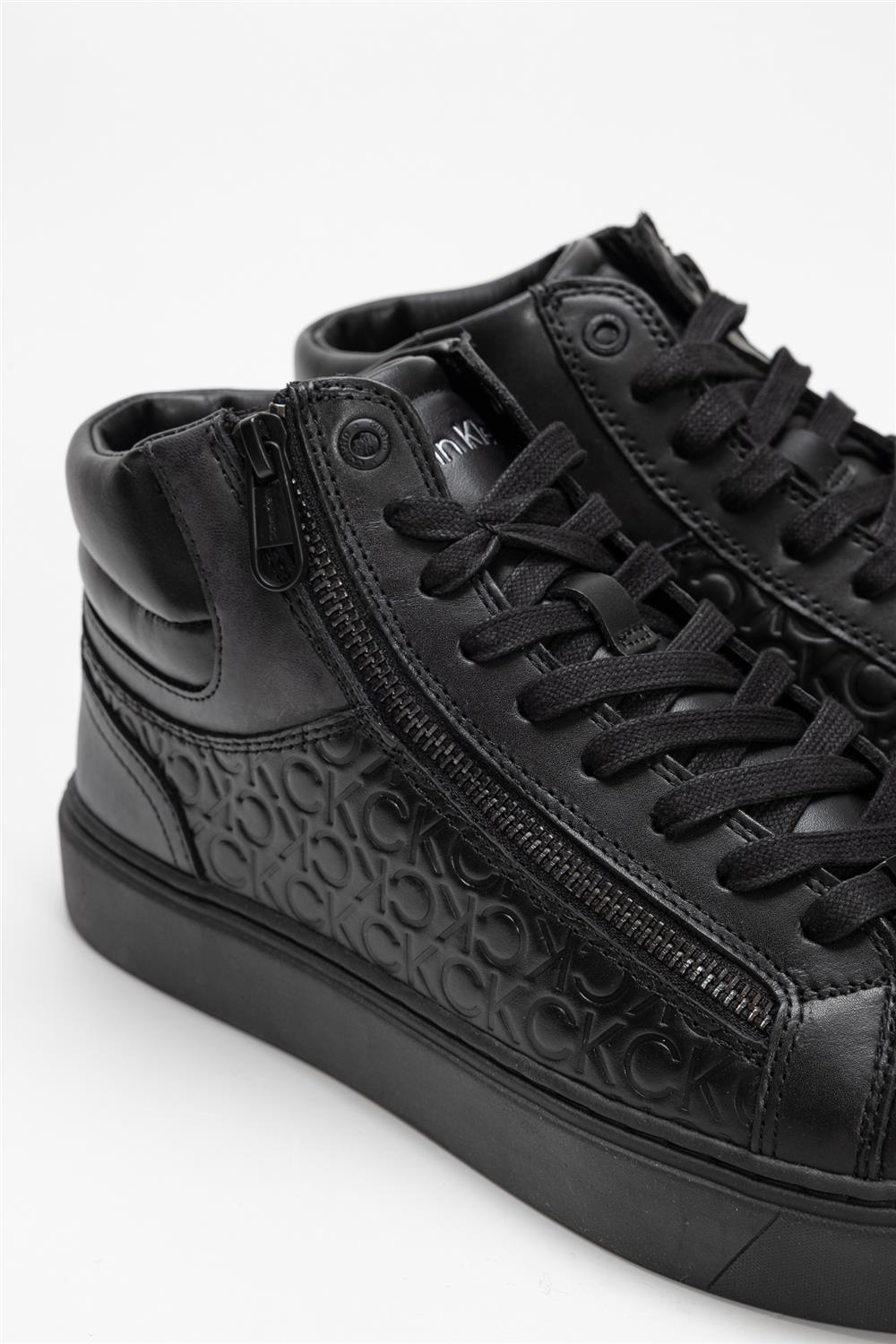 Calvin Klein High Top Lace Up W/Zip Mono Erkek Sneaker