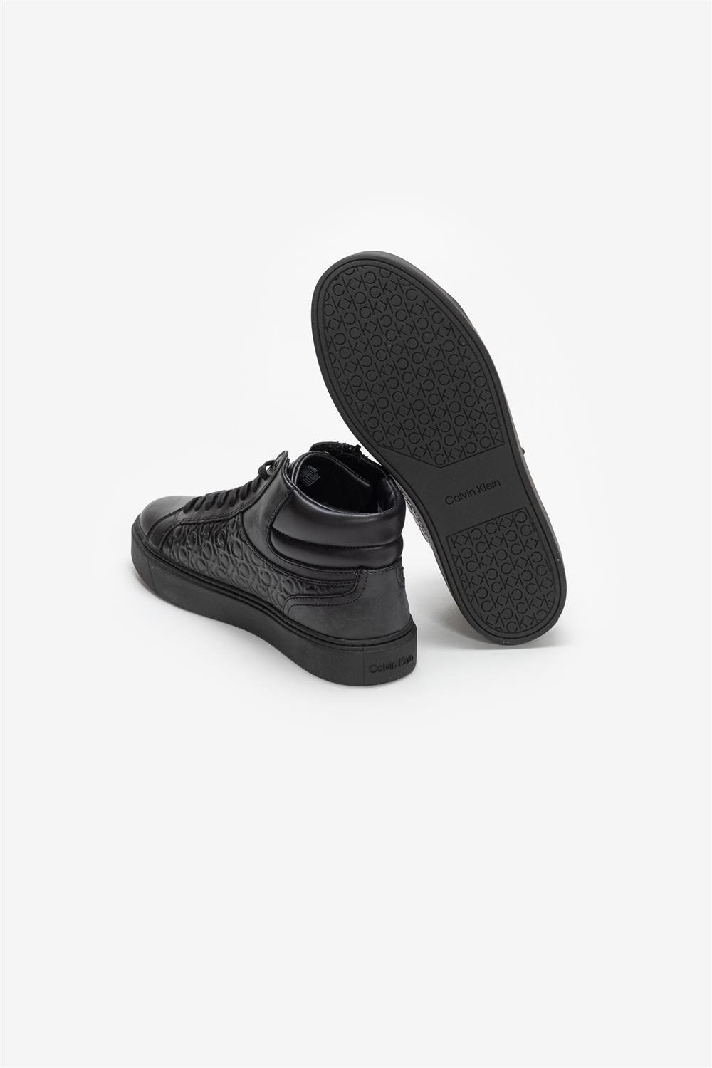 Calvin Klein High Top Lace Up W/Zip Mono Erkek Sneaker