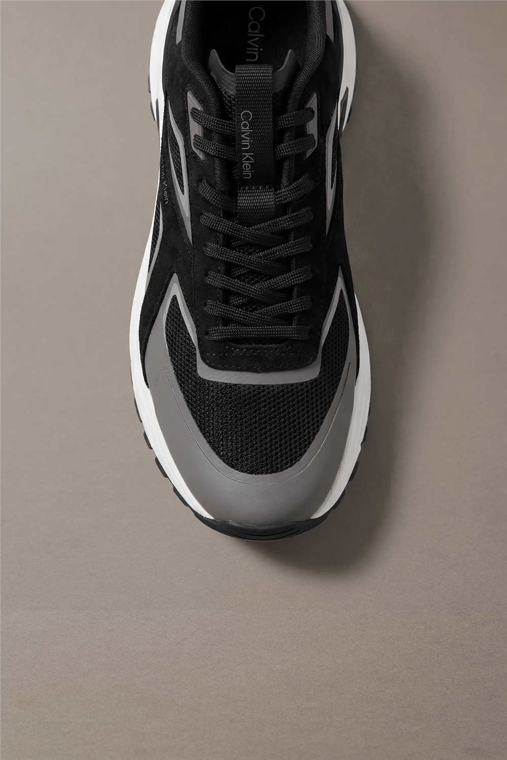 Calvin Klein Hike Runner Ck Stripe Mix Ny-Su Erkek Sneaker Siyah