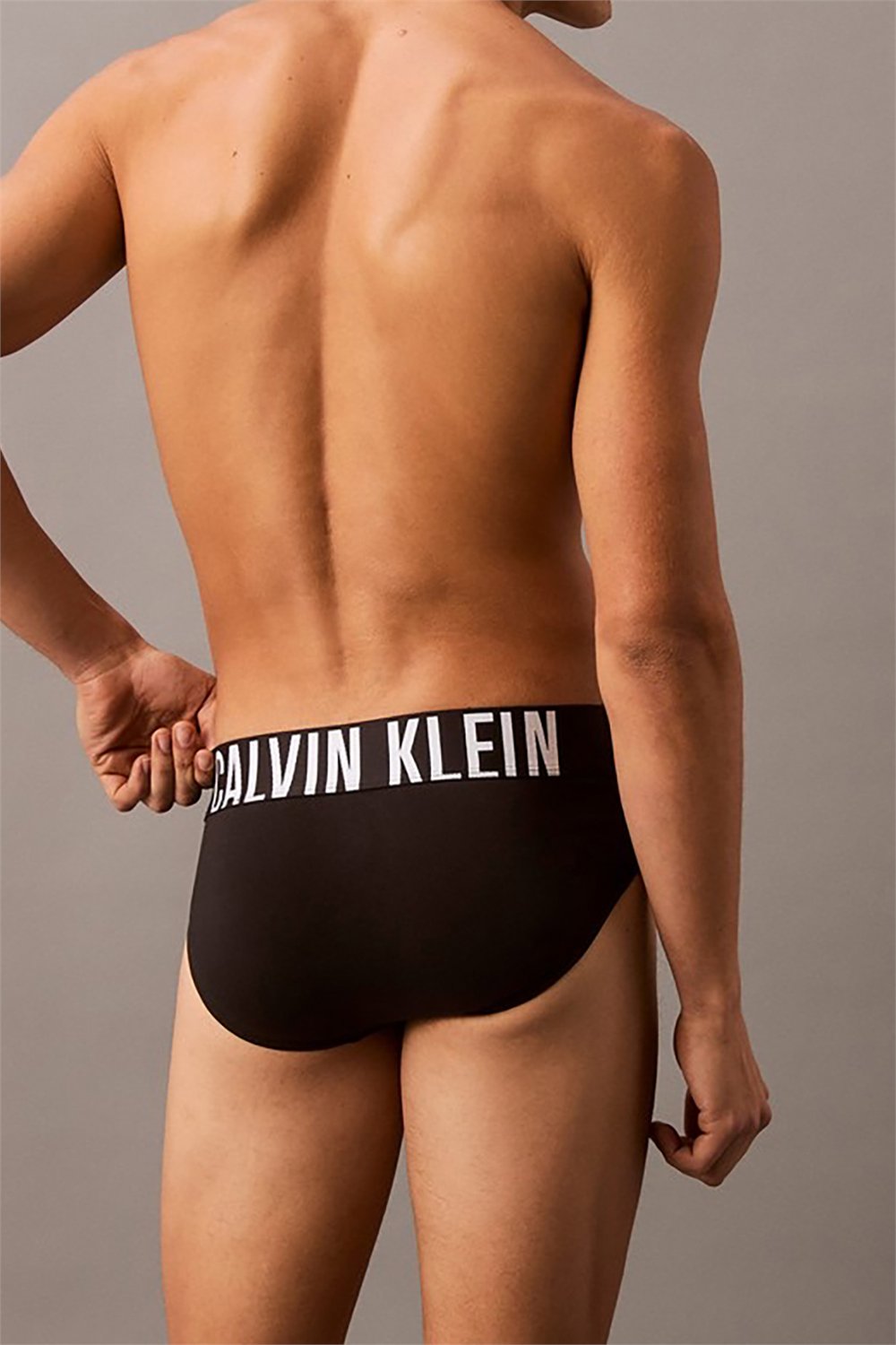 Calvin Klein Hip Brief 3Pk Erkek 3lü Boxer Siyah