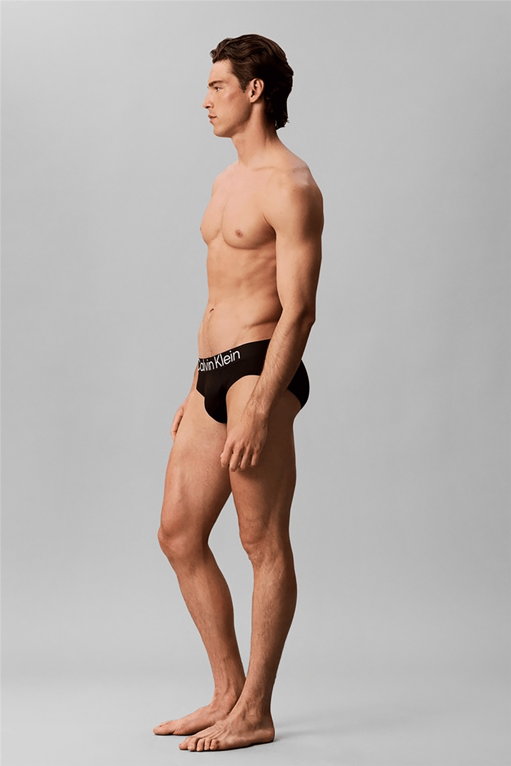 Calvin Klein Hip Brief 3Pk Erkek 3lü Boxer Siyah