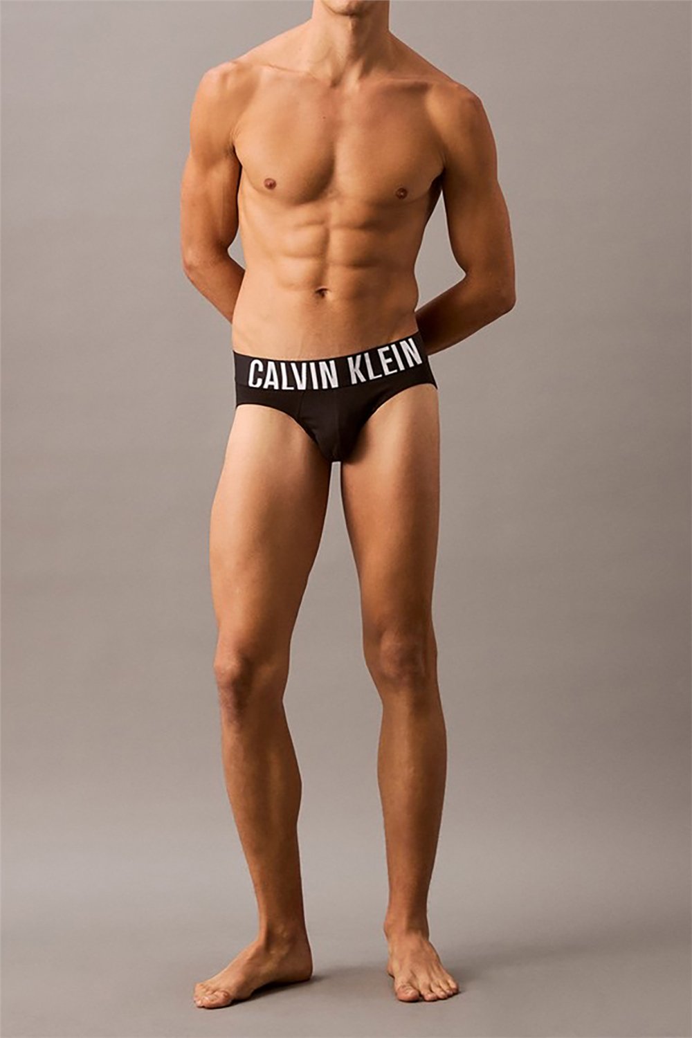 Calvin Klein Hip Brief 3Pk Erkek 3lü Boxer Siyah
