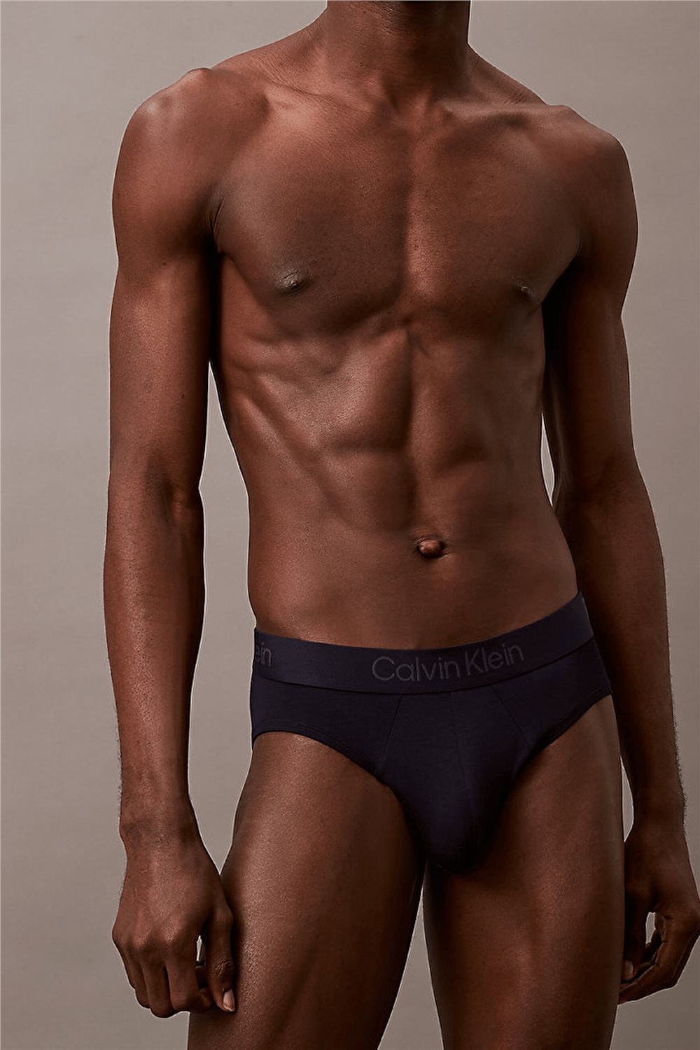 Calvin Klein Hip Brief 3Pk Erkek 3lü Boxer Mavi