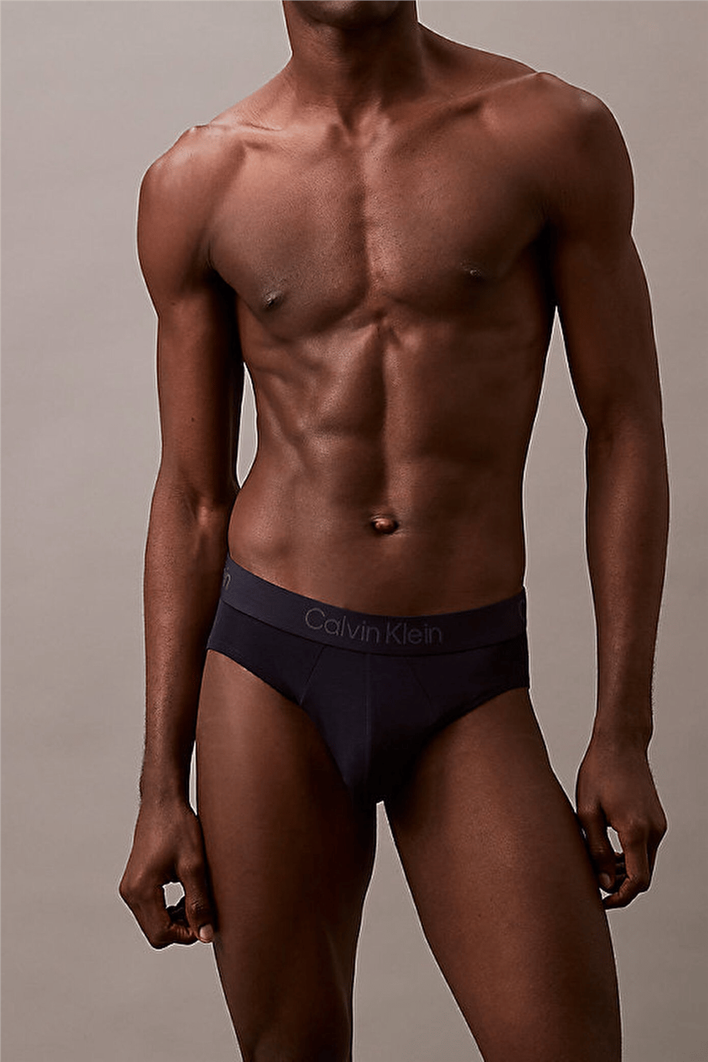 Calvin Klein Hip Brief 3Pk Erkek 3lü Boxer Mavi