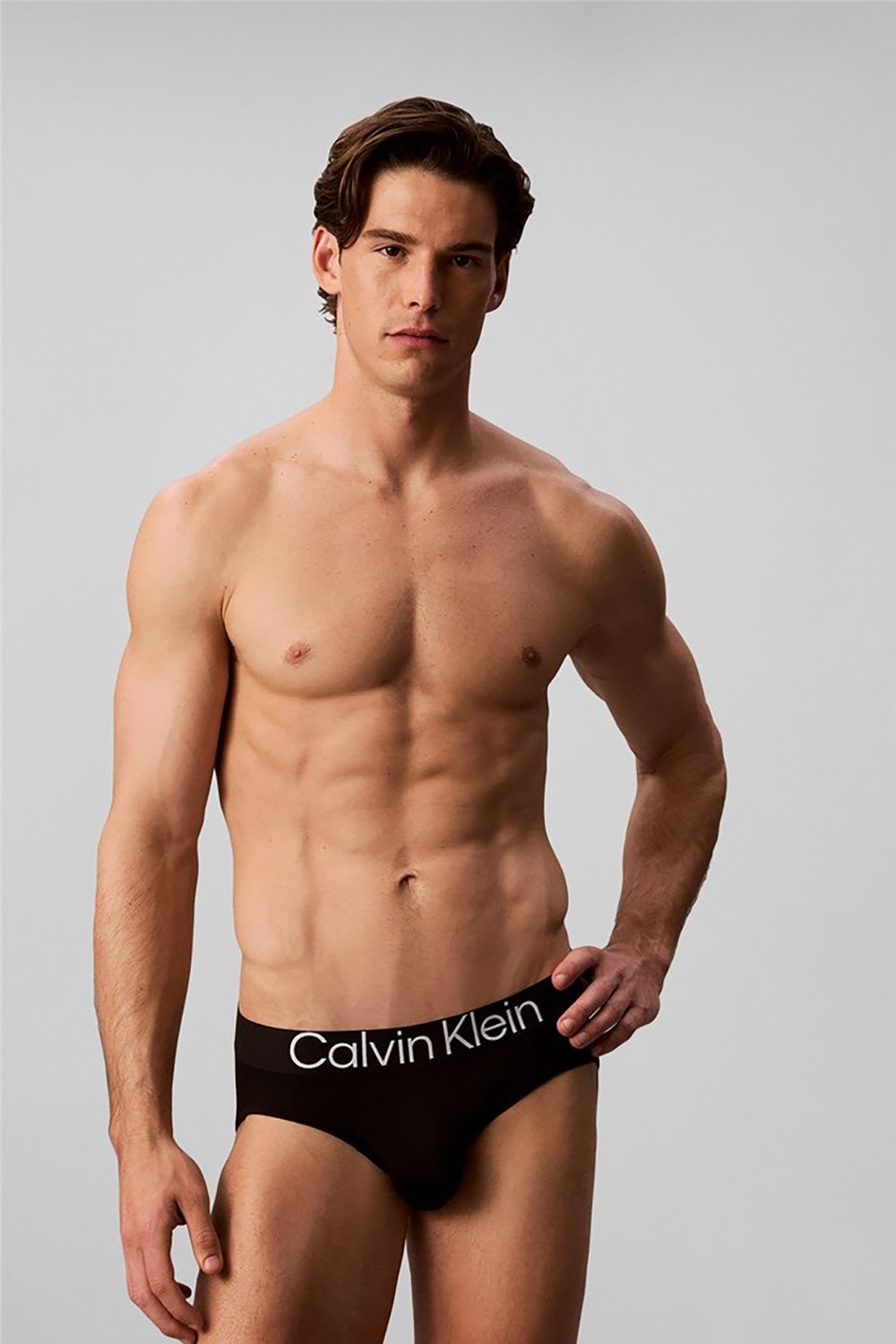 Calvin Klein Hip Brief 3Pk Erkek 3lü Boxer Siyah