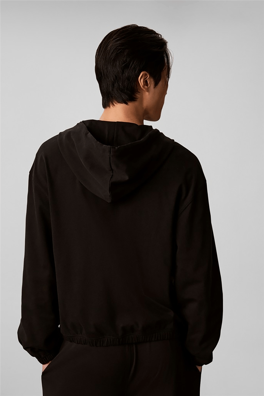 Calvin Klein Icon Essnl L/S Full Zıp Hoodıe Erkek Pijama Üstü Siyah