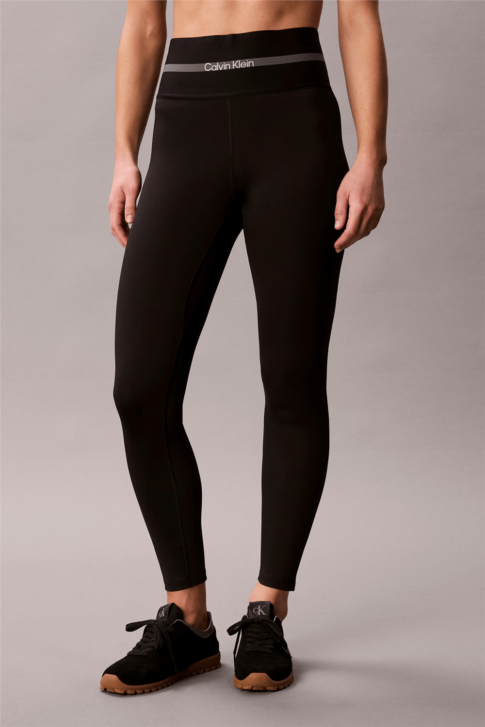 Calvin Klein Icon Sport Wıde Wb 7/8 Leggıng Kadın Tayt Siyah