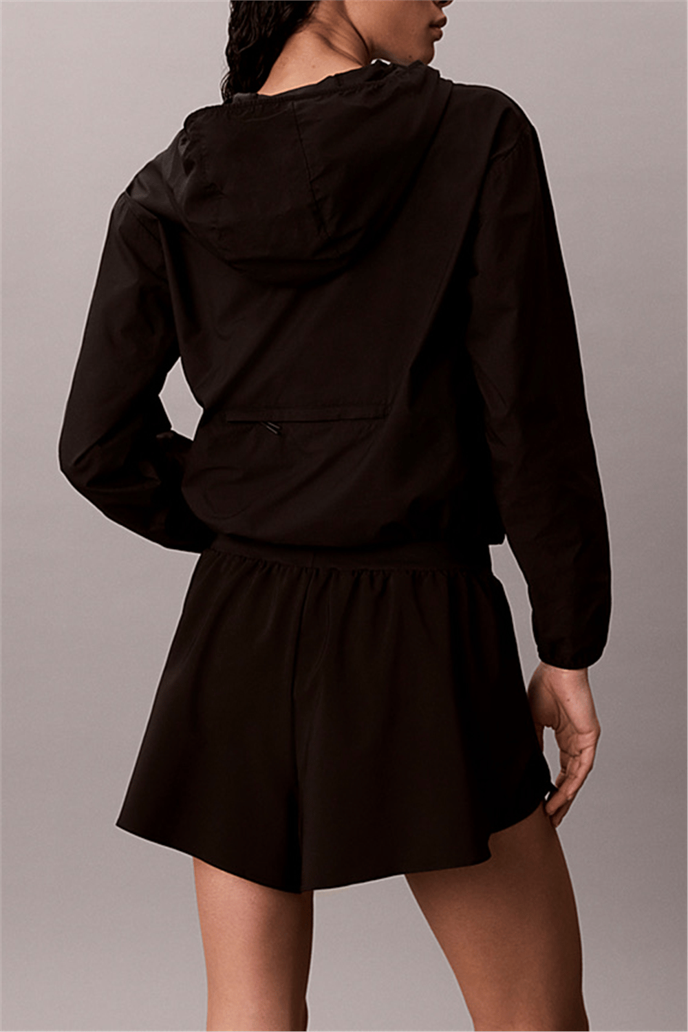 Calvin Klein Icon Sport Wınd Jacket Kadın Rüzgarlık Siyah