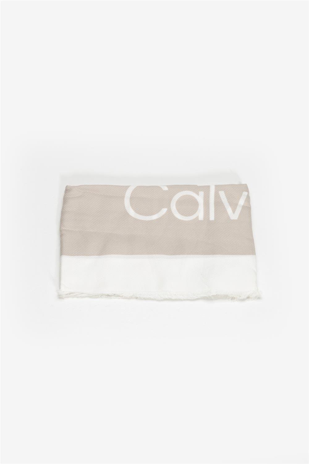 Calvin Klein Kadın Şal Kahverengi