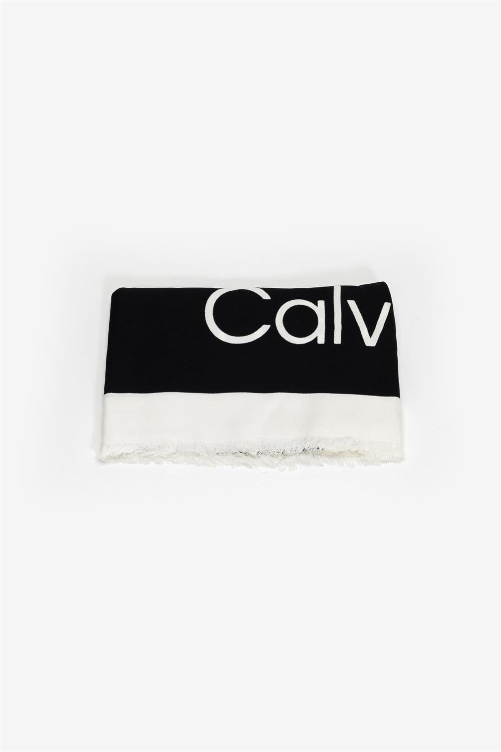 Calvin Klein Kadın Şal Siyah