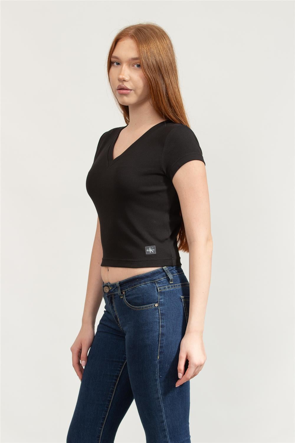 Calvin Klein Kadın Bisiklet Yaka T-Shirt