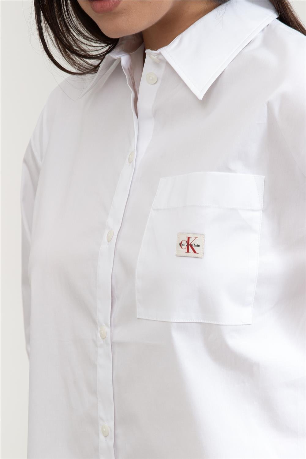 Calvin Klein Poplin Relaxed Shirt Kadın Gömlek