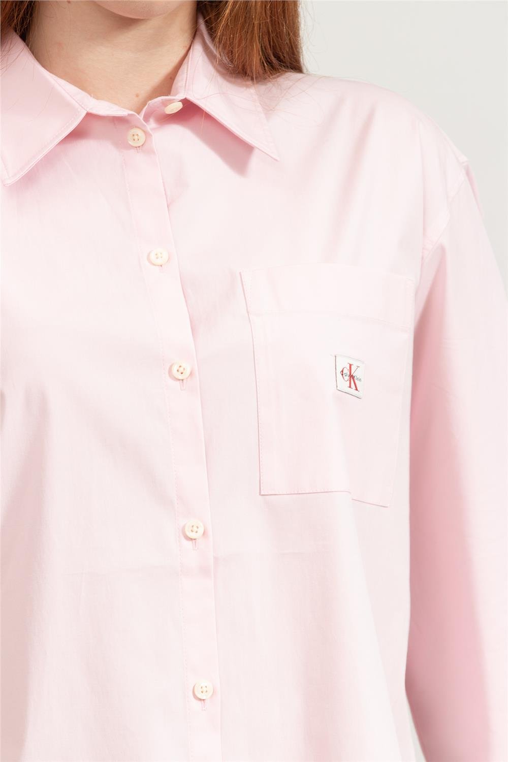 Calvin Klein Poplin Relaxed Shirt Kadın Gömlek