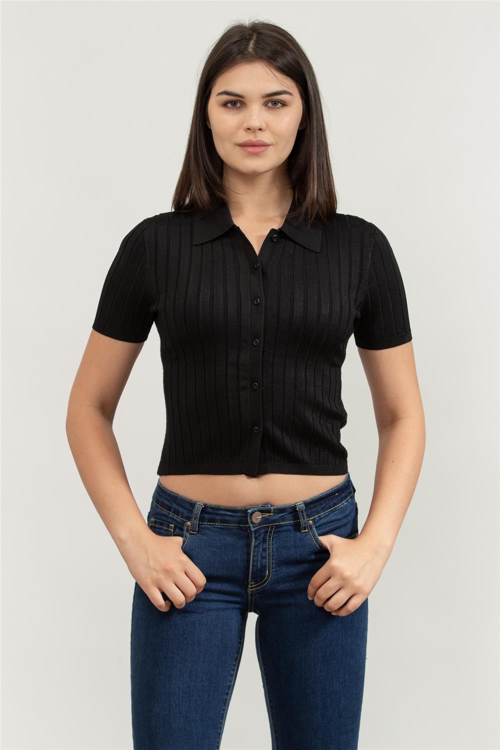 Calvin Klein Kadın Gömlek Siyah