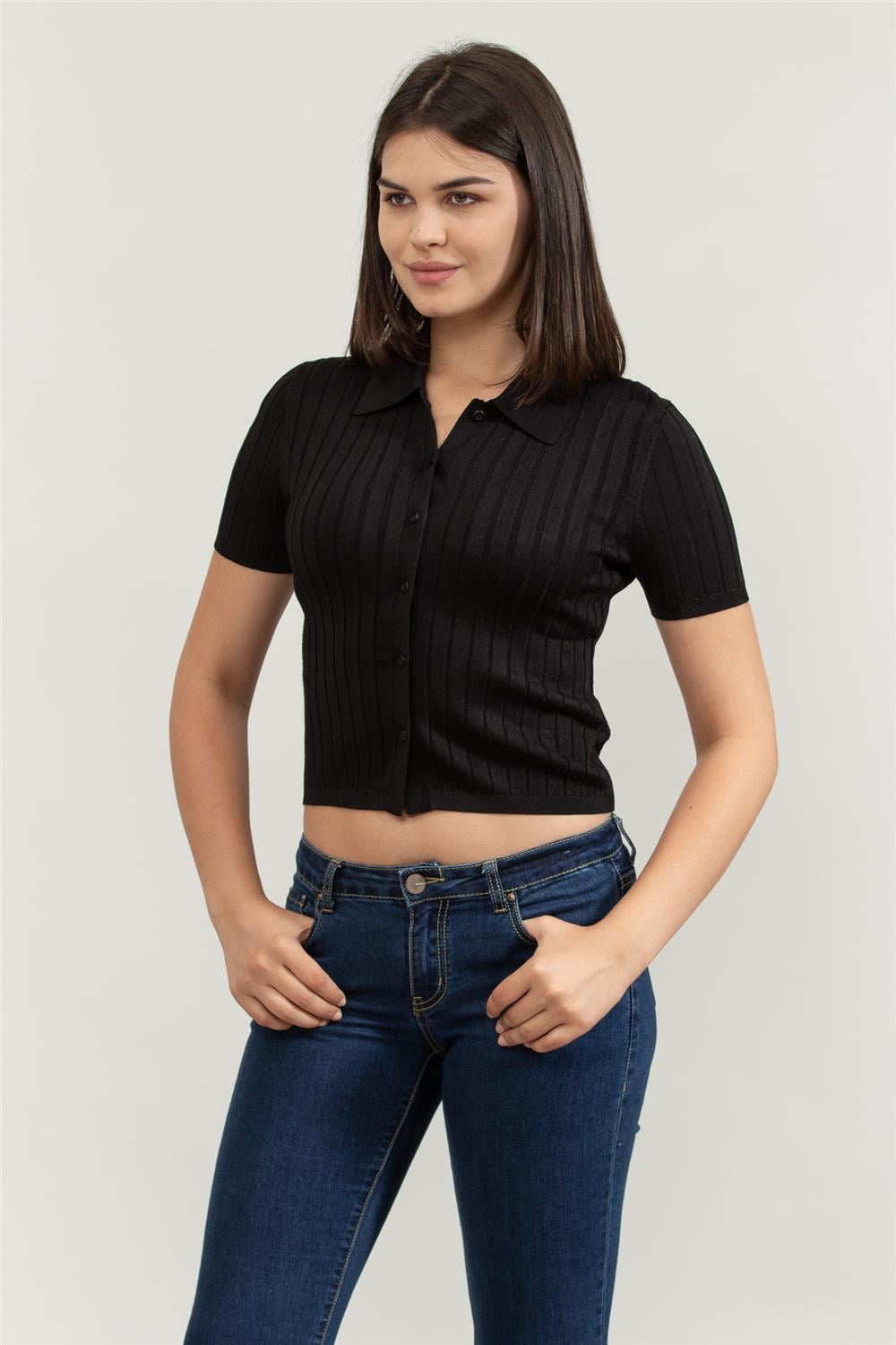 Calvin Klein Kadın Gömlek Siyah