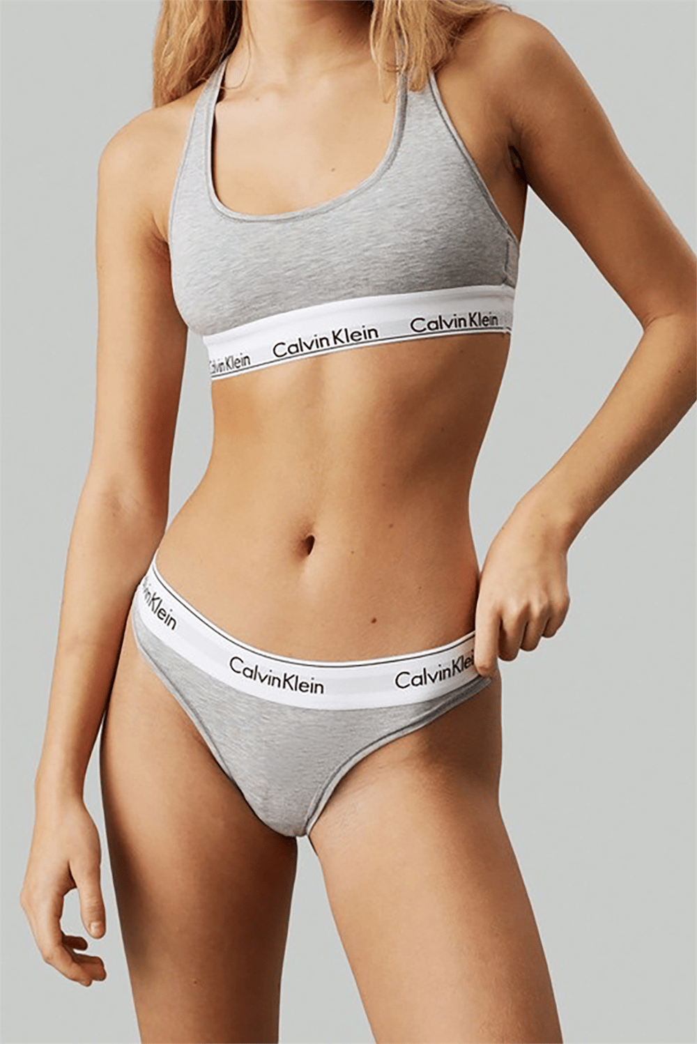 Calvin Klein Kadın Külot Gri
