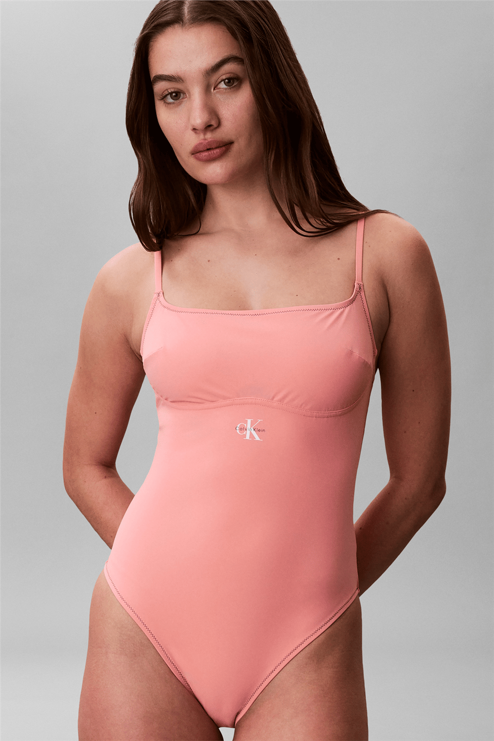 Calvin Klein Kadın Mayo Pembe