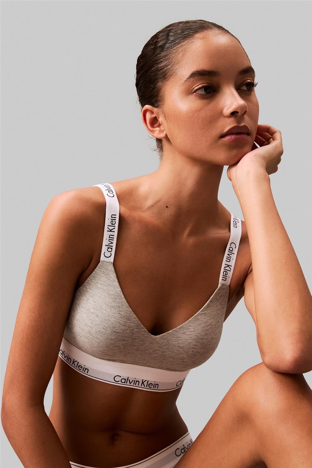Calvin Klein Kadın Sütyen Gri