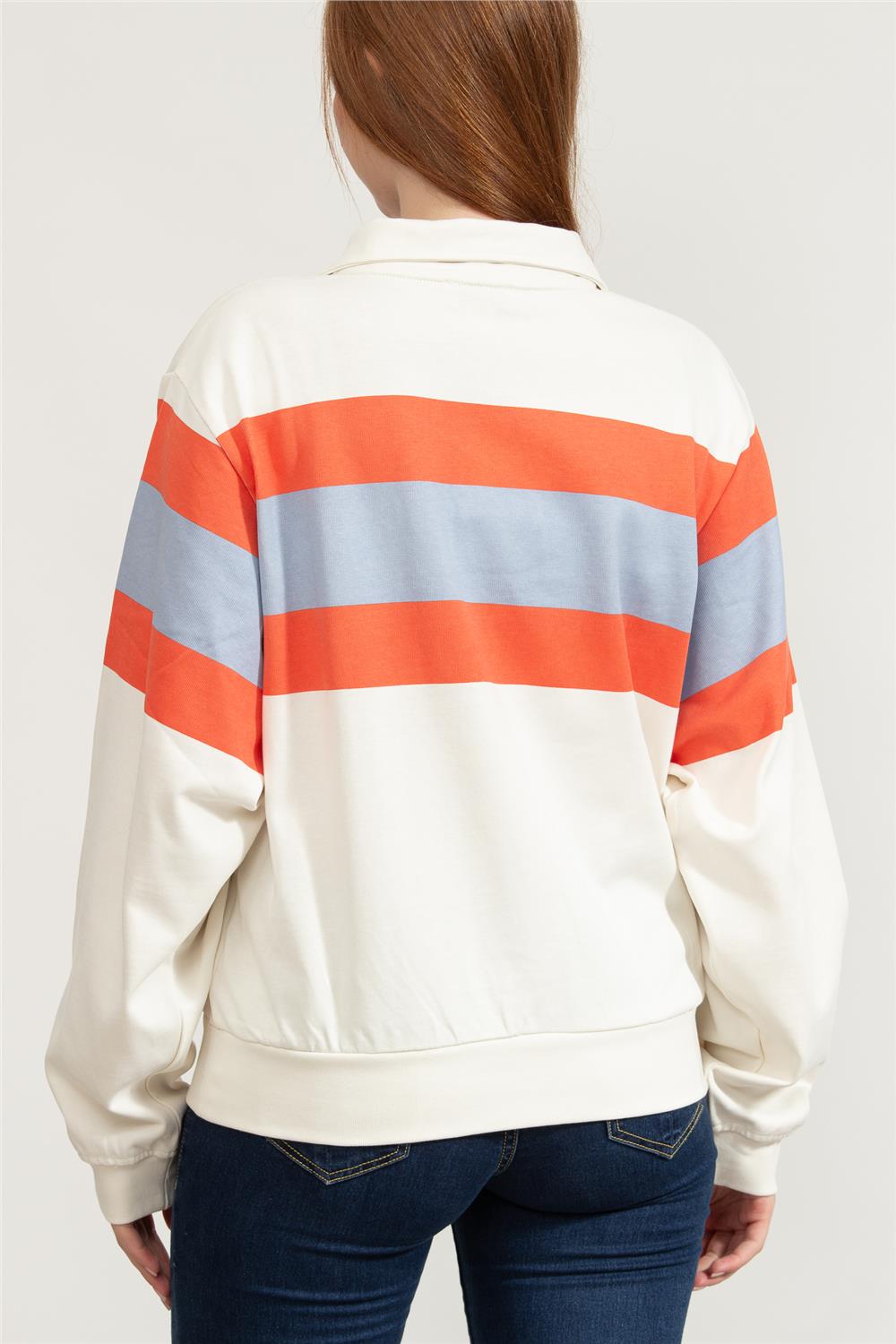 Calvin Klein Kadın Fermuarlı Sweatshirt