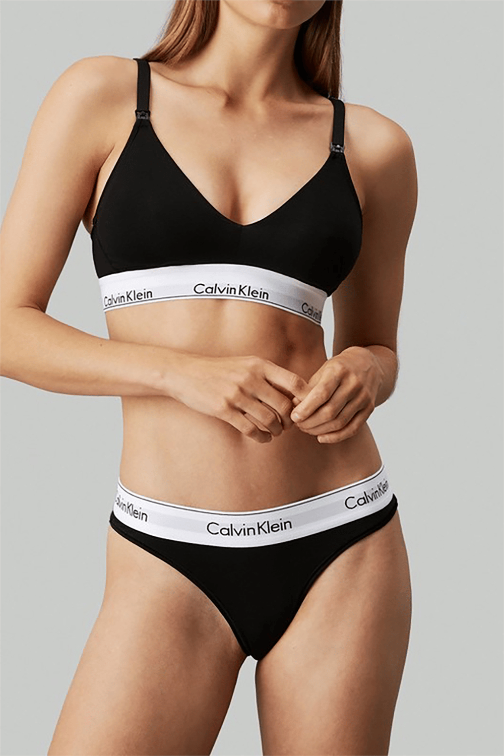 Calvin Klein Kadın Tekli Külot Siyah
