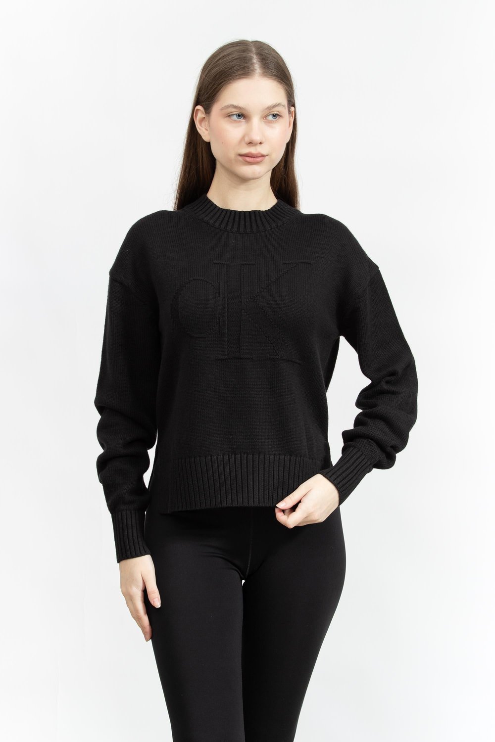 Calvin Klein Kadın Triko Siyah