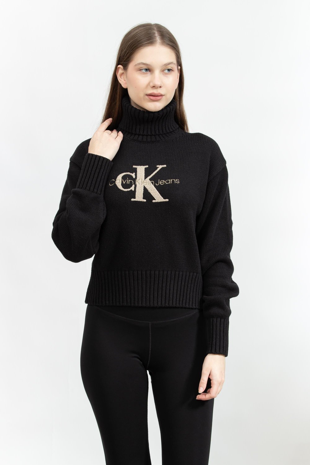 Calvin Klein Kadın Triko Siyah