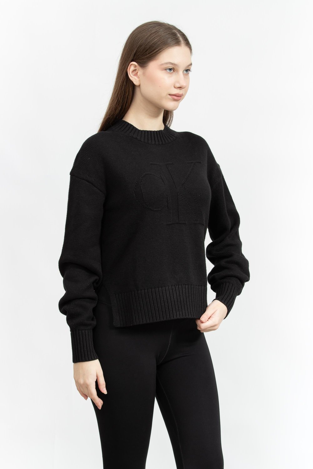 Calvin Klein Kadın Triko Siyah