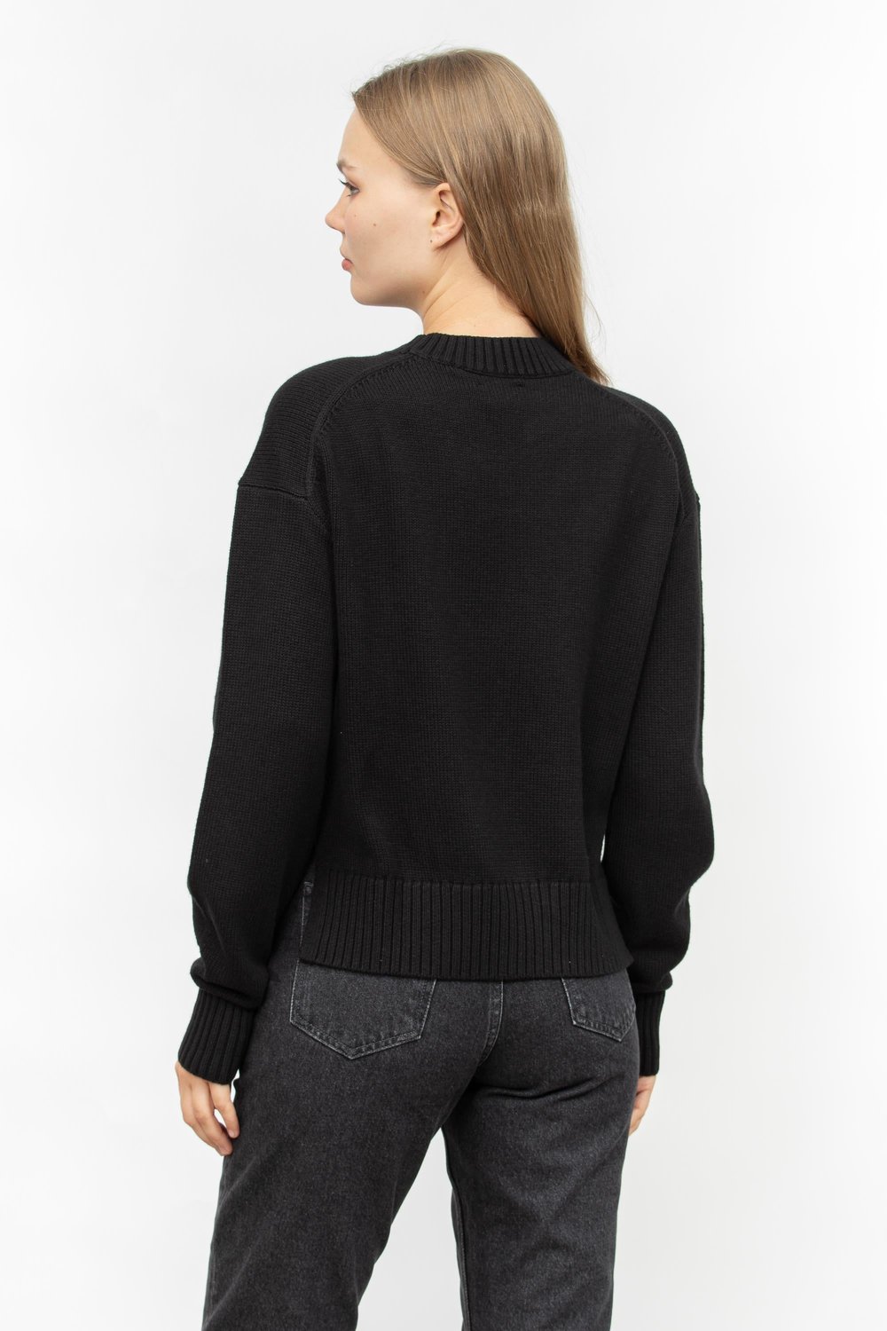 Calvin Klein Kadın Triko Siyah